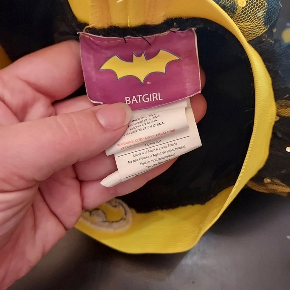 Rubies Batgirl Child Tutu Skirt Halloween Costume Accessory - One Size - Picture 8 of 8